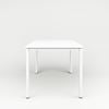 Office desk College, 1400x800, H730, white laminate, white