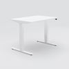 Sit-stand desk Opus Light, 1200x800, white laminate, white