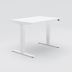 Höj- & sänkbart skrivbord Opus Light, 1200x800, vit laminat, vit