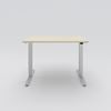 Sit-stand desk Opus Light, 1200x700, birch veneer, silver