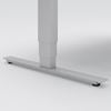 Sit-stand desk Opus Light, 1200x700, birch veneer, silver