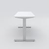 Sit-stand desk Opus Light, 1200x800, white laminate, silver