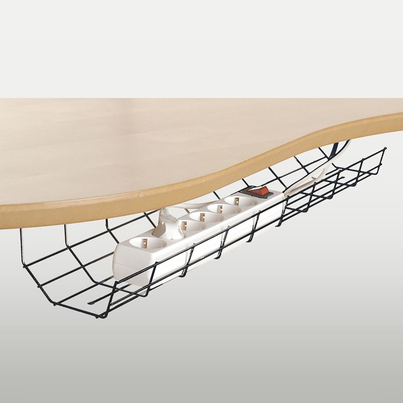 Cable trench Wire basket 720 mm, Black