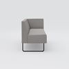 Modular sofa, Meeter, corner L1500 SH460 right, beige