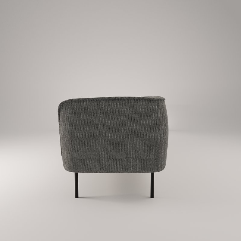 Sofa Gather 3 seat, light gray wool fabric Hallingdal
